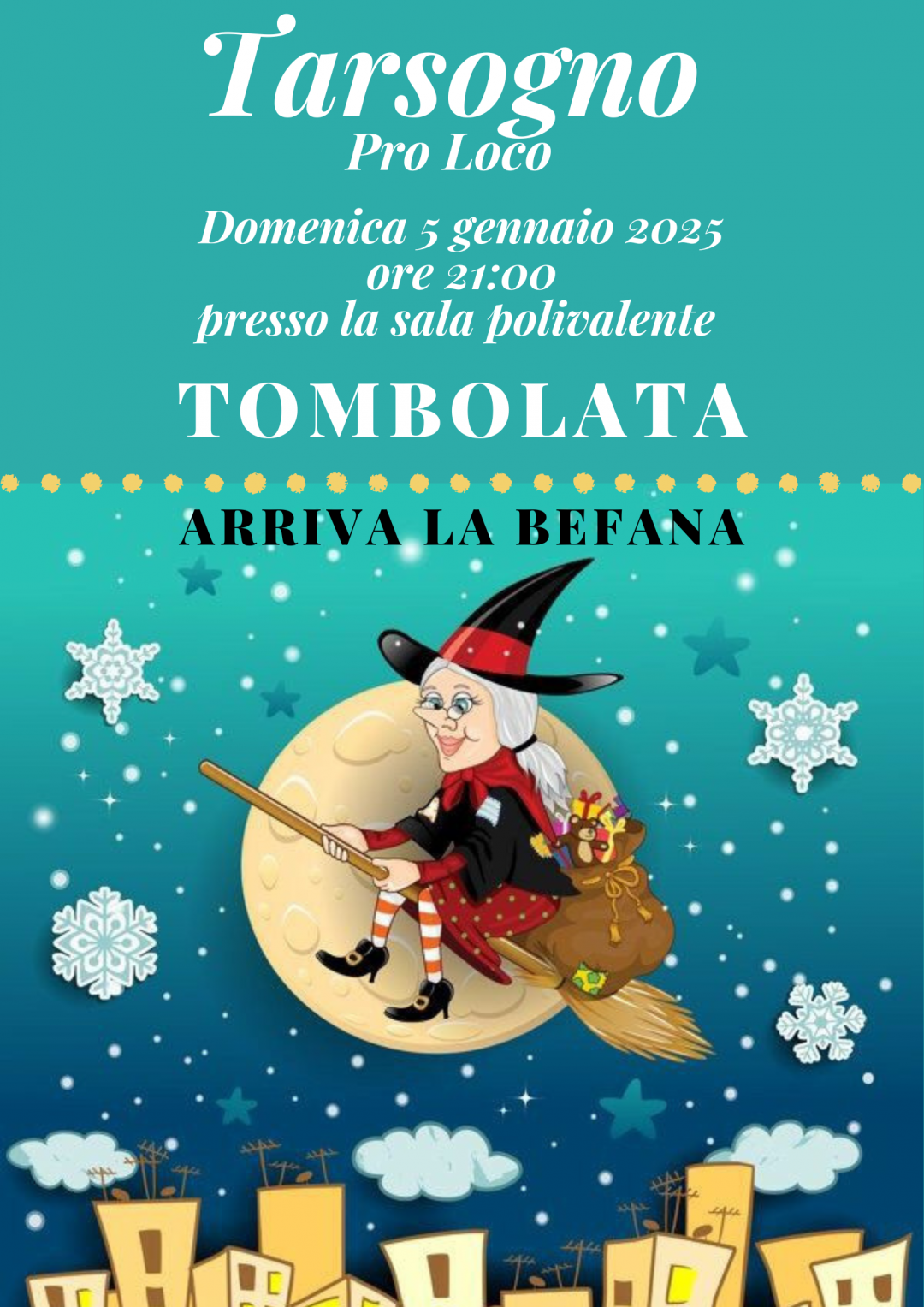 Tombolata della Befana- Tarsogno